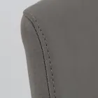 Indendørs stol i asketræ og kunstlæder lavet i Italien - Floki Viadurini