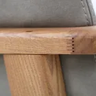 Spisestuestol med armlæn i asketræ Made in Italy - Betsy Viadurini