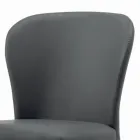 Spisestuestol med sæde og polstrede ben Made in Italy - Verona Viadurini