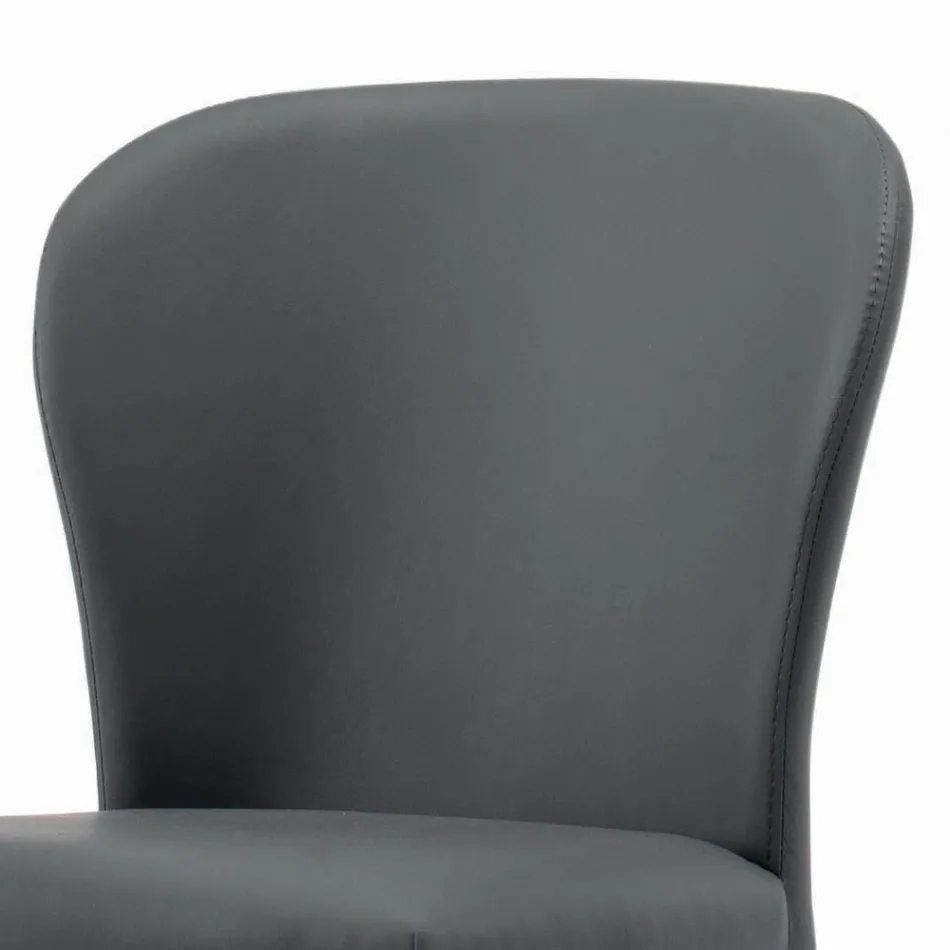 Spisestuestol med sæde og polstrede ben Made in Italy - Verona Viadurini