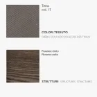 Spisestuestol med stofsæde og askestruktur - Aisha Viadurini