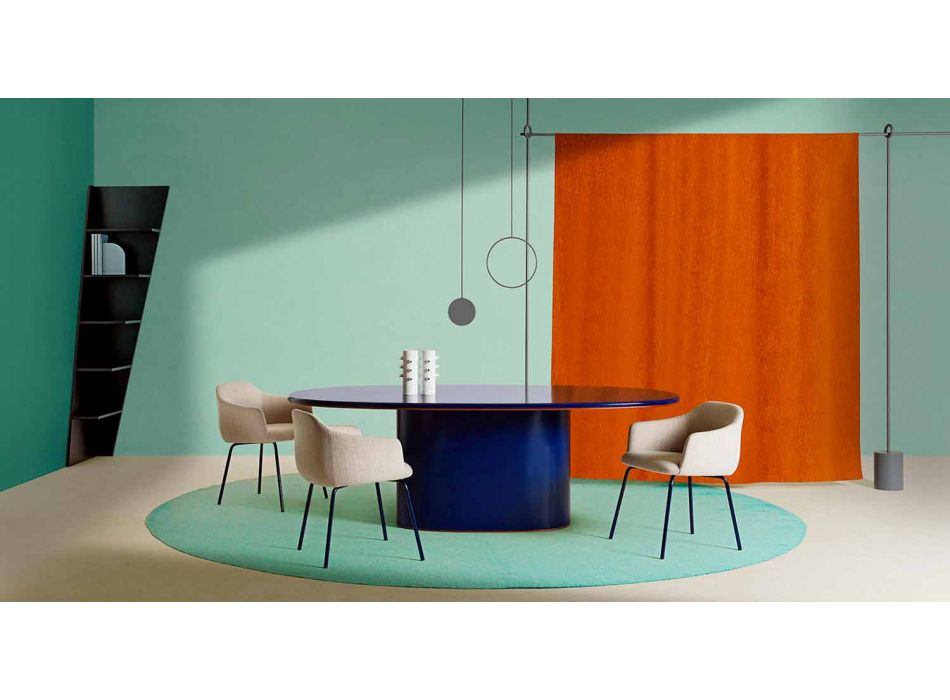 Moderne design spisestol fremstillet i Italien - Cloe Viadurini
