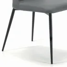 Stuestol med stål- eller træben lavet i Italien - Firenze Viadurini