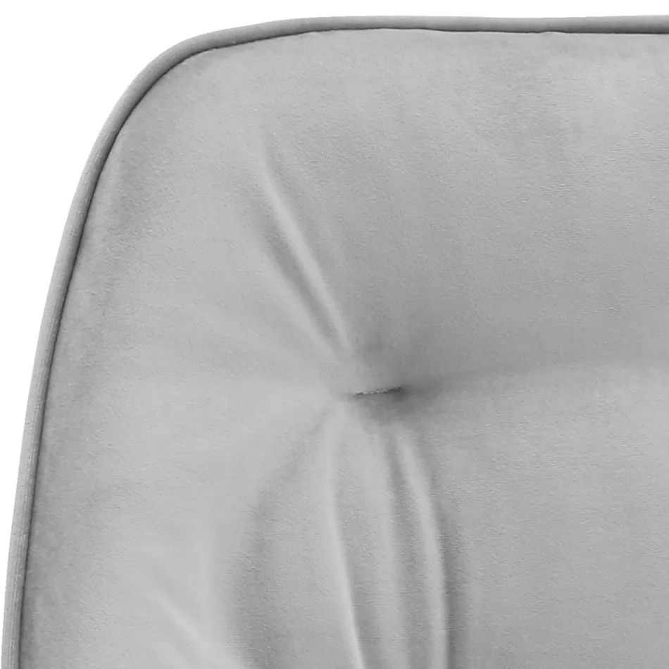 Stuestol i lakeret træ og fløjlssæde lavet i Italien - Attendo Viadurini