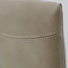 Stuestol i imiteret læder med lakerede ben lavet i Italien - Roslin Viadurini