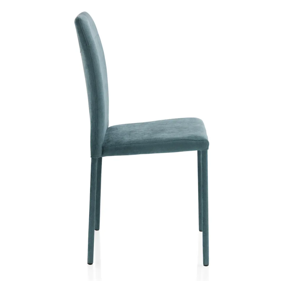 Stuestol helt polstret i Made in Italy stof - Lorelai Viadurini