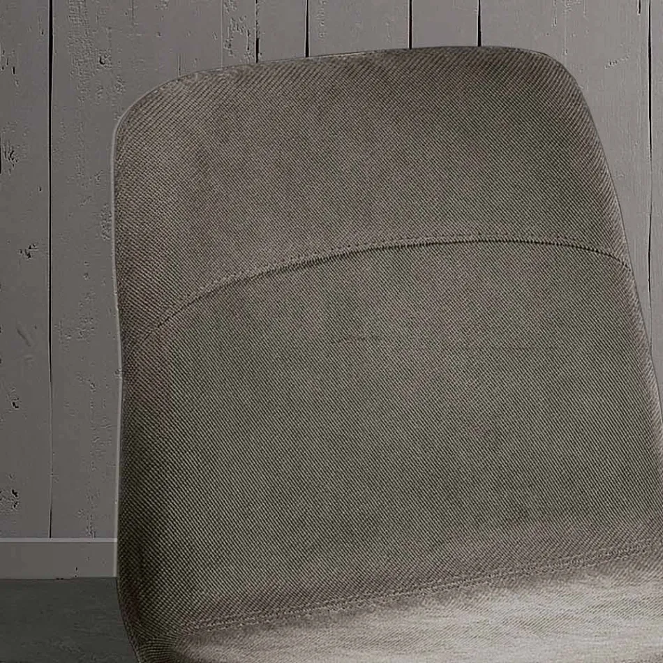 Moderne stuestol i stof og metal fremstillet i Italien, Egypten Viadurini