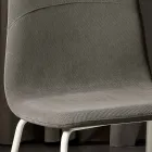 Moderne stuestol i stof og metal fremstillet i Italien, Egypten Viadurini