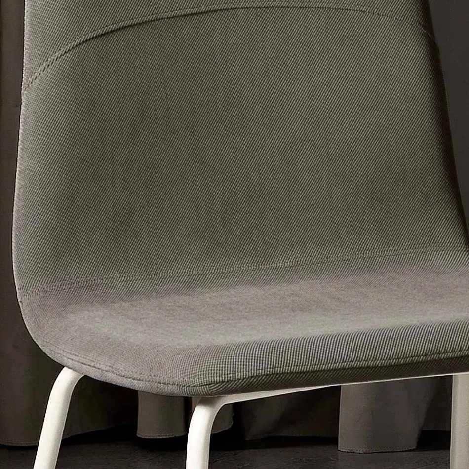 Moderne stuestol i stof og metal fremstillet i Italien, Egypten Viadurini