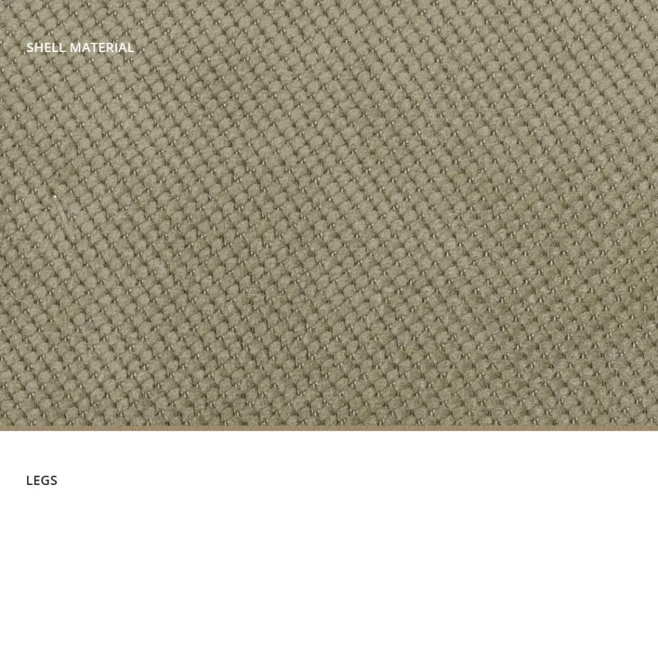 Moderne stuestol i stof og metal fremstillet i Italien, Egypten Viadurini