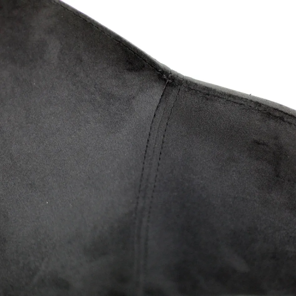 Stuestol lavet af stål og fløjl lavet i Italien - Foggia Viadurini