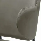 Stuestol lavet af stål og fløjl lavet i Italien - Foggia Viadurini