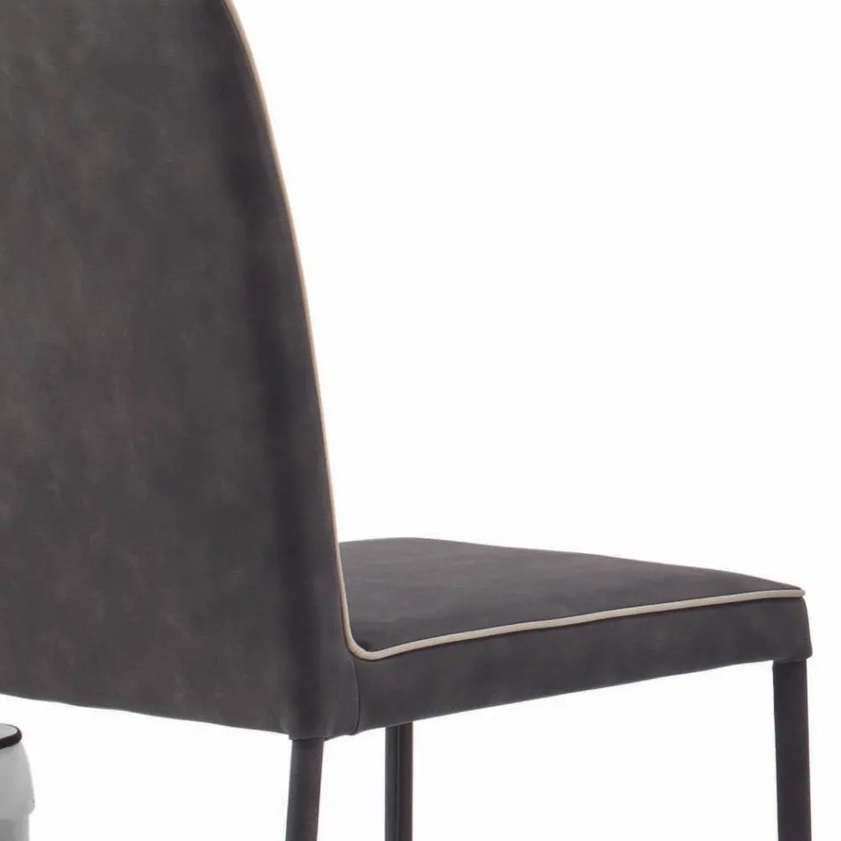 Stuestol Polstrede og lakerede ben Lavet i Italien - Catania Viadurini