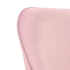 Kontorstol Metalbund og stofsæde - Anguilla Viadurini