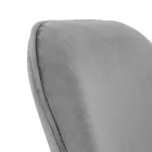 Kontorstol Metalbund og stofsæde - Anguilla Viadurini