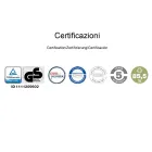 Ergonomisk slæde kontorstol med armlæn Made in Italy - Filanna Viadurini