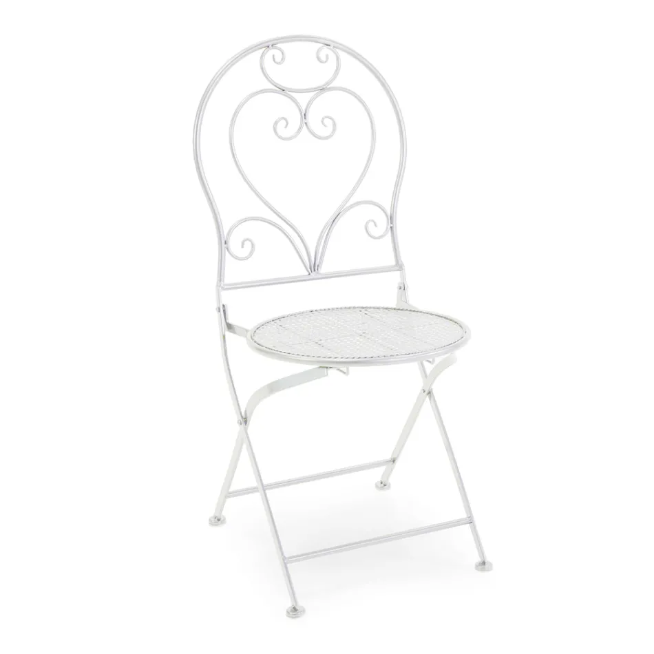 Stol i klassisk stil lavet af metal - Cruise Viadurini