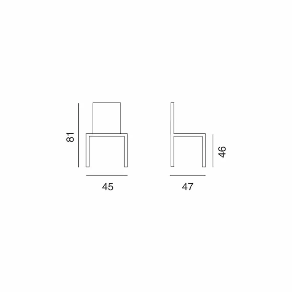 Monroe klassisk design stol Viadurini