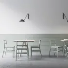 Højkvalitetsstol i massiv bøgetræ lavet i Italien, 2 stk - Nora Viadurini