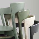 Højkvalitets stol i asketræ Fremstillet i Italien, 2 stk - Oslo Viadurini