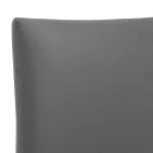 Elegant moderne designstol i farvet kunstlæder til stuen - Grenger Viadurini