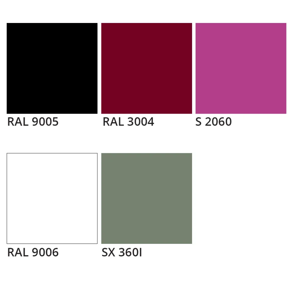 Luksus stofstol med metalbund lavet i Italien, 2 stk - Alaska Viadurini