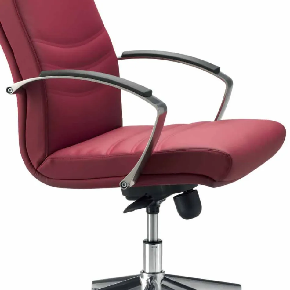 Executive stol af monocoque kontorer kunstlæder Debora Viadurini