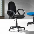Moderne roterende kontor ergonomisk stol i øko-læder eller væv - Calogera