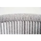 Stabelbar udendørs stol med polstret armlæn H 73cm - Smart af Varaschin Viadurini