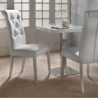 Polstret designstol, med Capitonnè Processing - Diana Viadurini