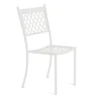 Stabelbar udendørs stol i galvaniseret stål Made in Italy 4 stk - Celia Viadurini