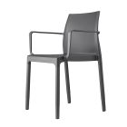 Stabelbar udendørs stol i aluminium Fremstillet i Italien 4 stykker - Colombia Viadurini