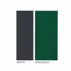 Stabelbar udendørs jernstol med hynde fremstillet i Italien 2 stykker - Allegra Viadurini