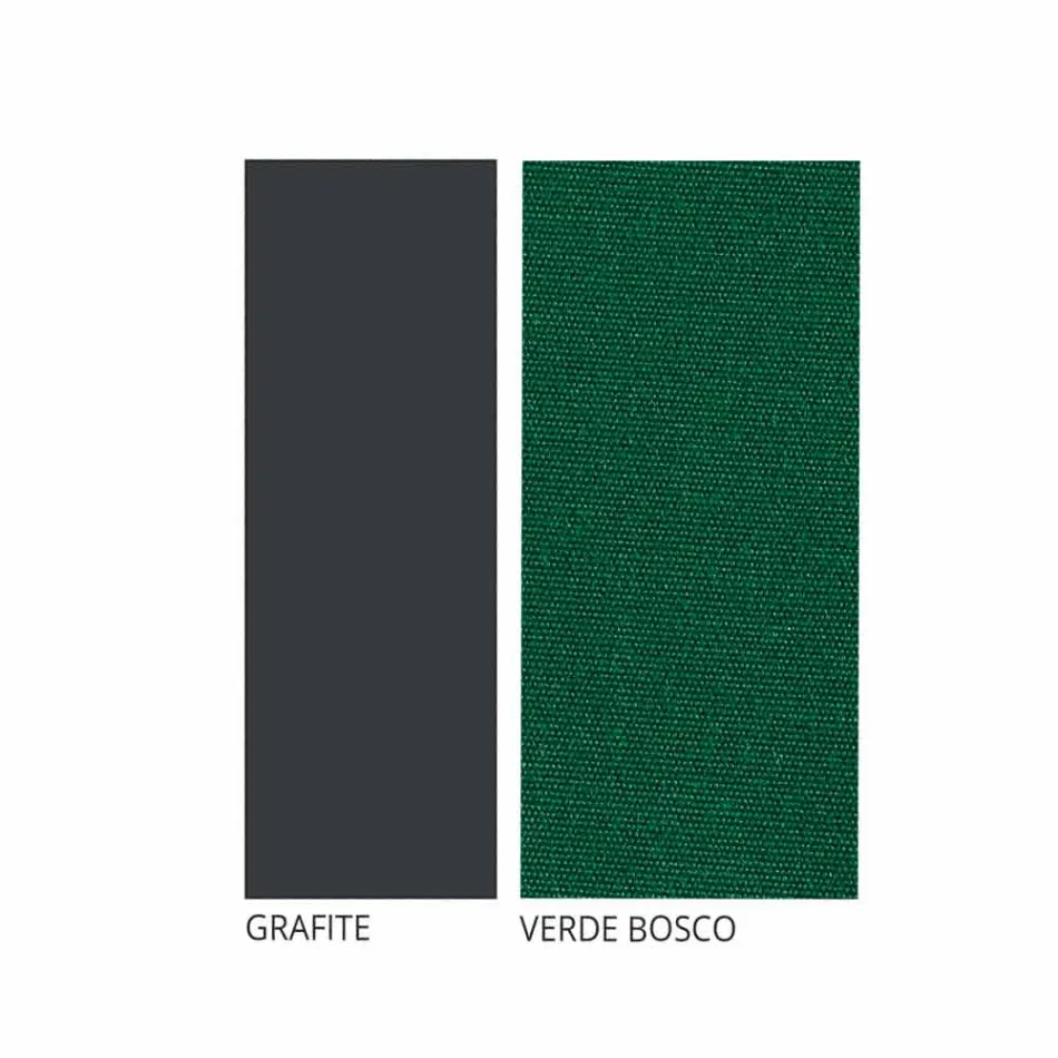 Stabelbar udendørs jernstol med hynde fremstillet i Italien 2 stykker - Allegra Viadurini