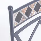 Stabelbar stålhavestol med eller uden armlæn - Letizia Viadurini