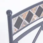 Stabelbar stålhavestol med eller uden armlæn - Letizia Viadurini