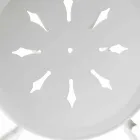 Stabelbar udendørs stol i metal fremstillet i Italien, 2 stykker - autoritet Viadurini