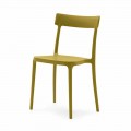 Stabelbar stol i polypropylen fremstillet i Italien, 4 stykker - Argo