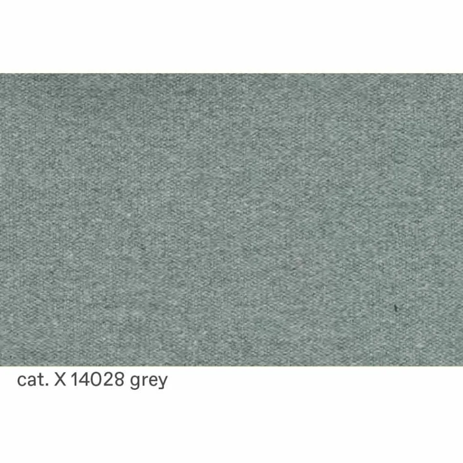 Stol i sortmalet aske med sæde i bomuld fremstillet i Italien - Merapio Viadurini