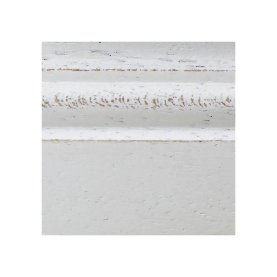 Stol i hvidt optaget træ og Juma Beige stof lavet i Italien - Diamante Viadurini