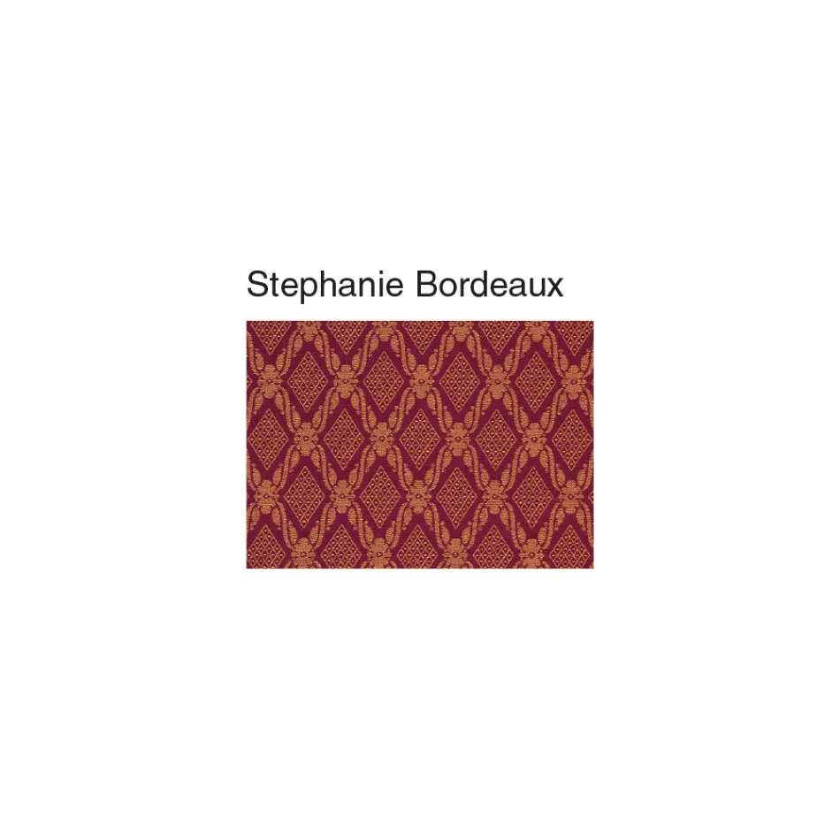 Stol i træ og stof Klassisk design krydset ryglæn - Debussy Viadurini