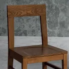 Stol i Masello bøgetræ Køkkendesign Made in Italy - Sofia Viadurini