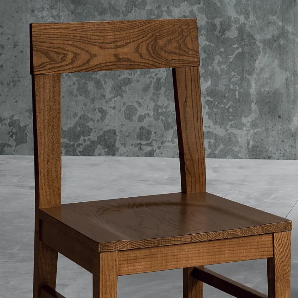 Stol i Masello bøgetræ Køkkendesign Made in Italy - Sofia Viadurini