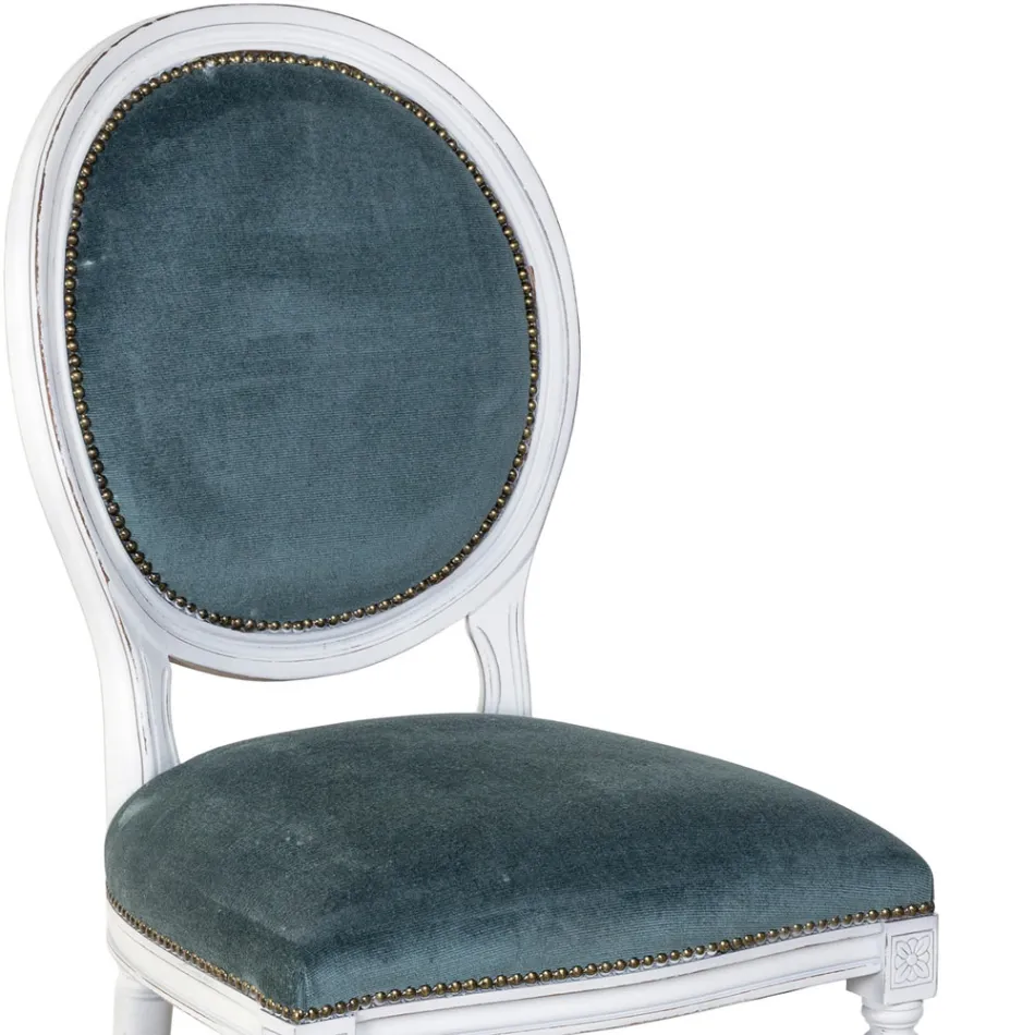 Stol i massivt bøgetræ og sæde i skumgummi Fremstillet i Italien - Lamiral Viadurini