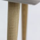 Moderne designstol Viola, øko-læder polstring og træben Viadurini