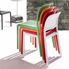 Moderne design harpiks og glasfiber stol lavet i Italien Ravenna Viadurini