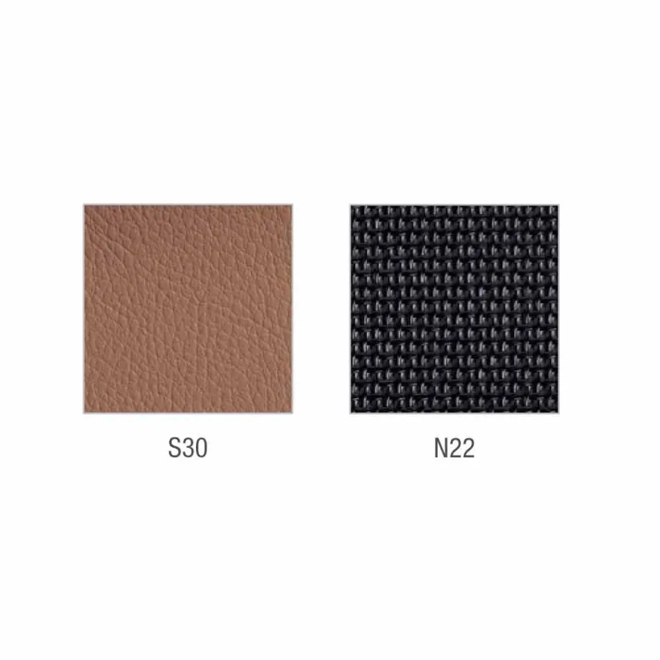 Mina semidirektionelle og operative læderstole lavet i Italien Viadurini