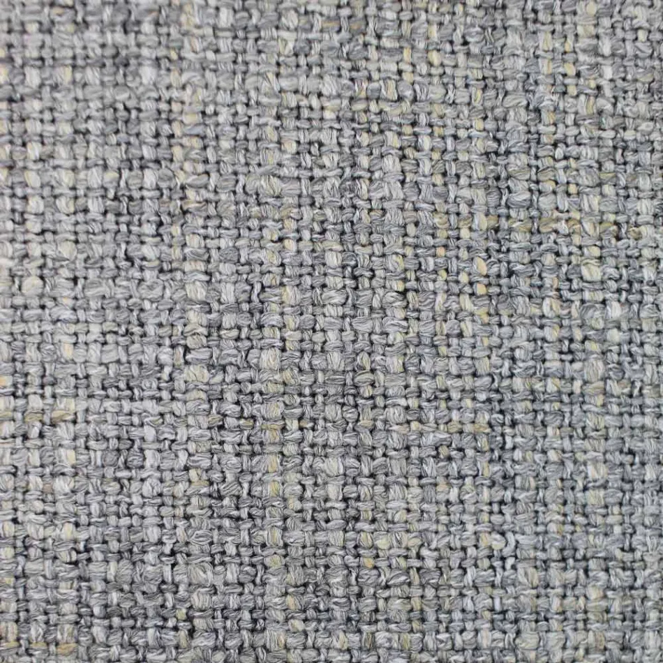 Stofstol med luksus sort metalstruktur fremstillet i Italien - kakao Viadurini