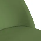 Fløjlsstol og metalramme i forskellige overflader - Penna Viadurini