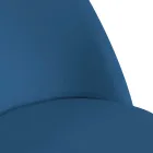 Fløjlsstol og metalramme i forskellige overflader - Penna Viadurini